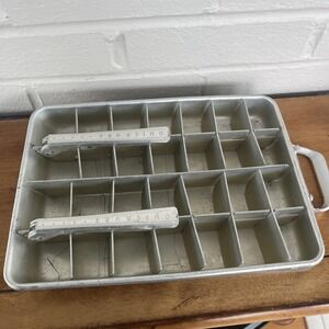 Vintage Frigidaire QUICKUBE aluminum Double Ice tray 1950's